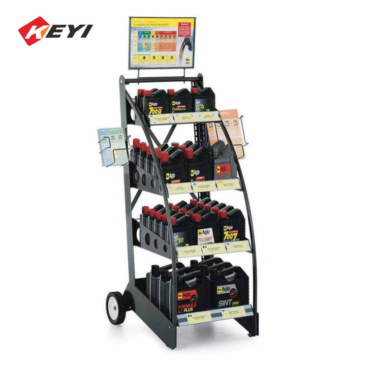 Lubricant Oil Display Rack Manufacturers