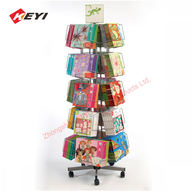 Card Display Floor Rack