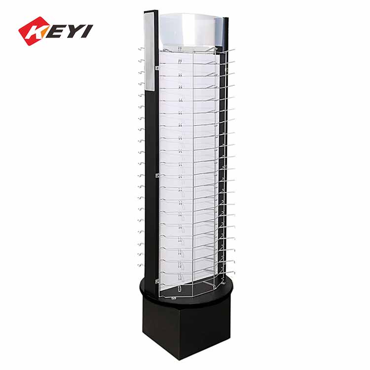 Optical Shop Metal Floor Standing Rotating Sunglasses Display Rack Optical Shop Metal Floor Standing Rotating Sunglasses Display Rack