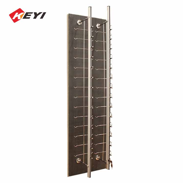 Wall Mounted Lockable Eyeglasses Display Stand Wall Mounted Lockable Eyeglasses Display Stand
