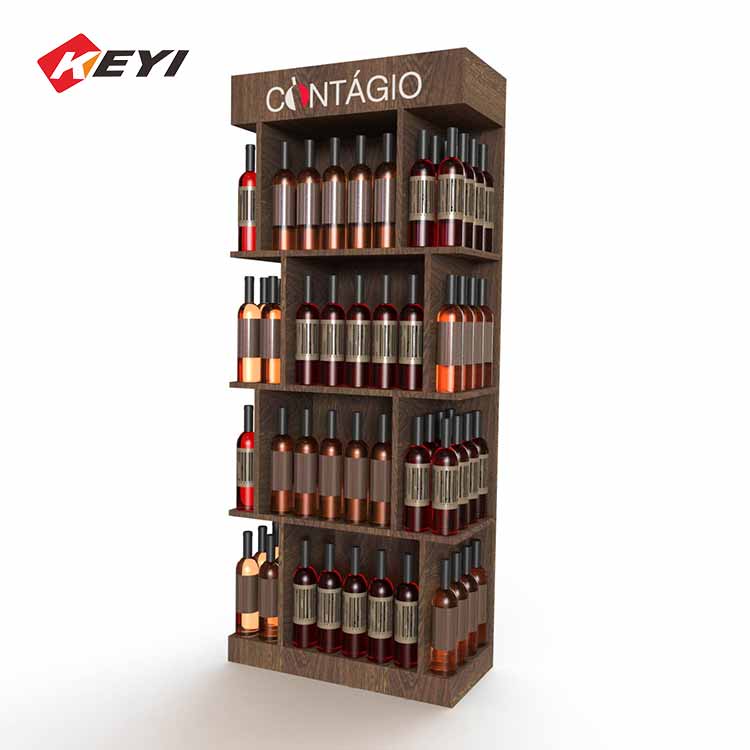 retail wooden wine display case retail wooden wine display case