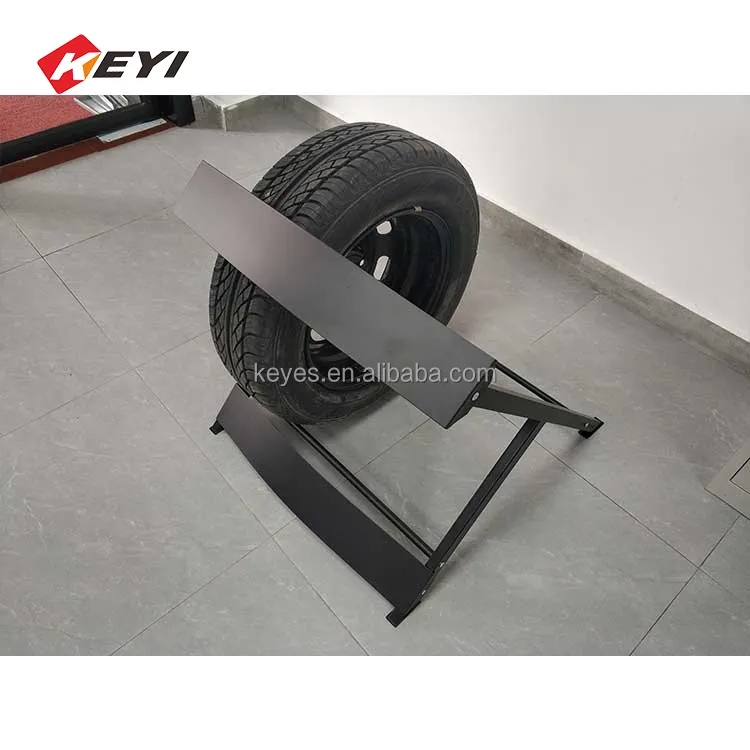 Showroom Adjustable Metal Car Wheel Tire Display Rack