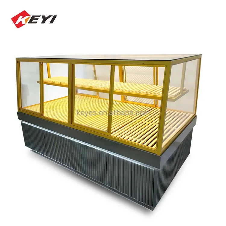 Luxury Custom Street Shop Wooden Bakery Showcase Furniture Retail Shop Interior Design Bread Shop Fitting Bakery Display Racks