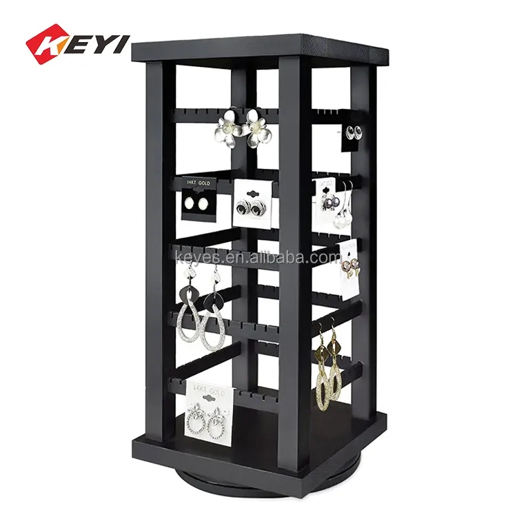 Earring Stand With Wooden Base Earring Display Stand Wooden Earring Jewelry Storage Rack Display rack Earring Stand With Wooden Base Earring Display Stand Wooden Earring Jewelry Storage Rack Display rack