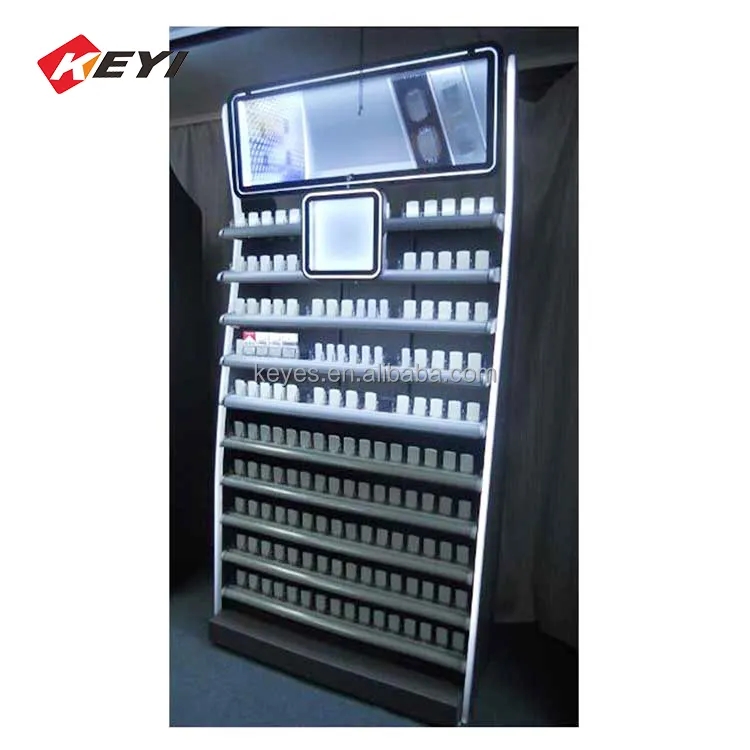 Flip Flap Tobacco Cigarettes Shelves Pusher System Display Stand Automatic Pusher cigarette display rack