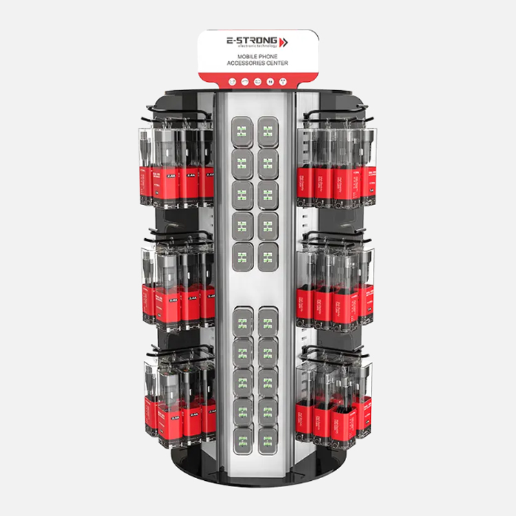 USB Charger Cable Set Phone Accessories Display Racks charger Adapter Acrylic Counter Display Stand USB Charger Cable Set Phone Accessories Display Racks charger Adapter Acrylic Counter Display Stand