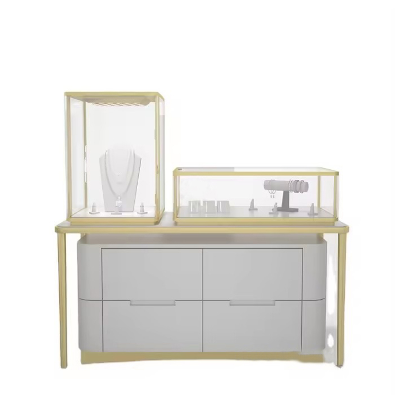 New Style Jewelry Table Display rack Watch Shop Fittings  Display Stand gold jewellery showroom designs