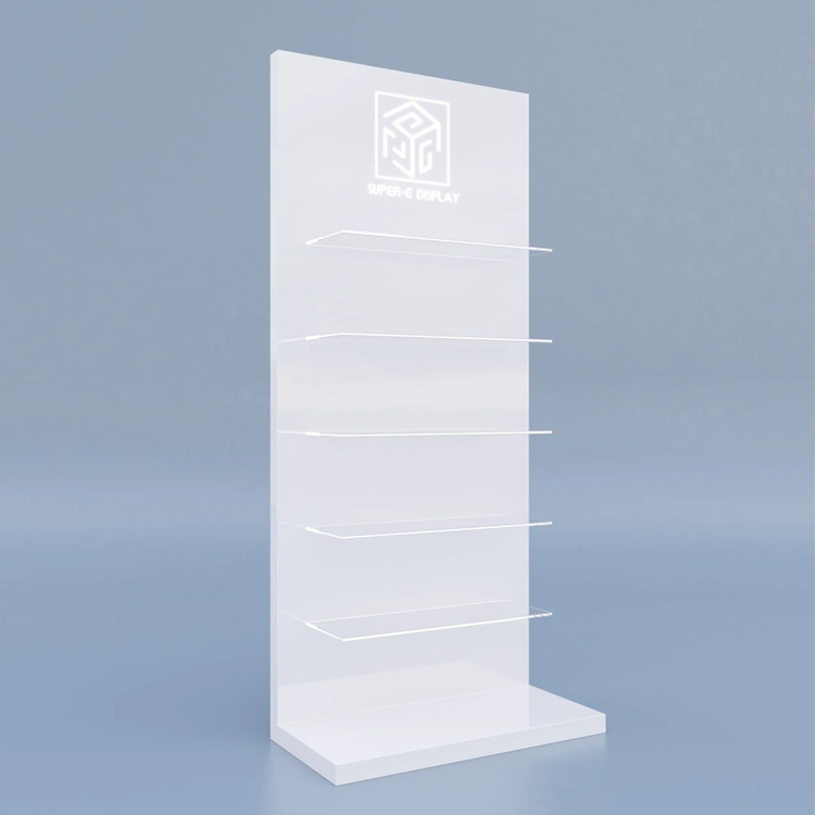 Makeup Display Stand Beauty Salon Cosmetics Shop Shelves Display Racks Beauty Nail Salon Makeup Acrylic Cosmetic Display Stand