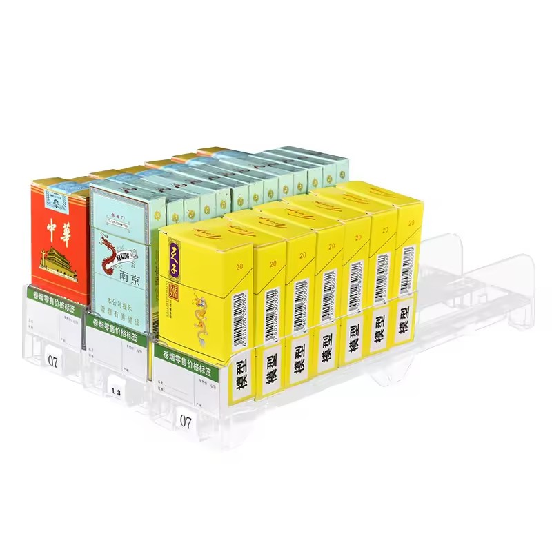 Physical digital display cigarette pusher supermarket cigarette rack automatic pop-up integrated cigarette pusher