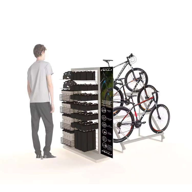 POS Balance Scooter sports Display Stand Wood Wheel Electric e kids bike shop display racks